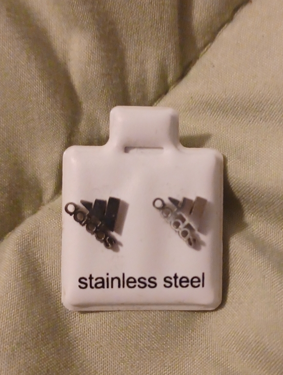 adidas Jewelry - Adidas Silver Stainless Steel Stud Earrings